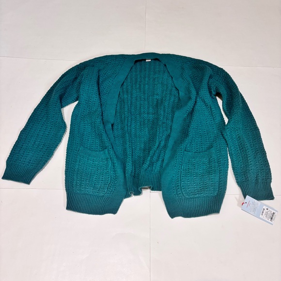 Cat & Jack Teal Women's Cardigan - Picture 2 of 9